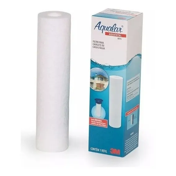 Refil 3m Para Filtro De Agua Aqualar Aquatotal Foto 1