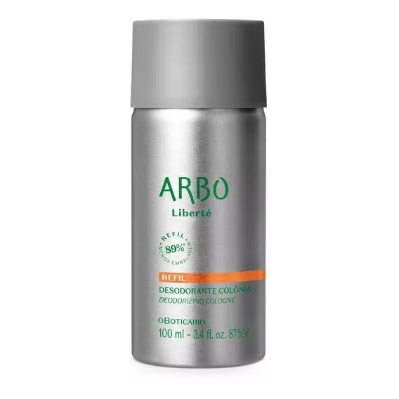 Refil Arbo Liberté Desodorante Colônia 100ml Foto 1