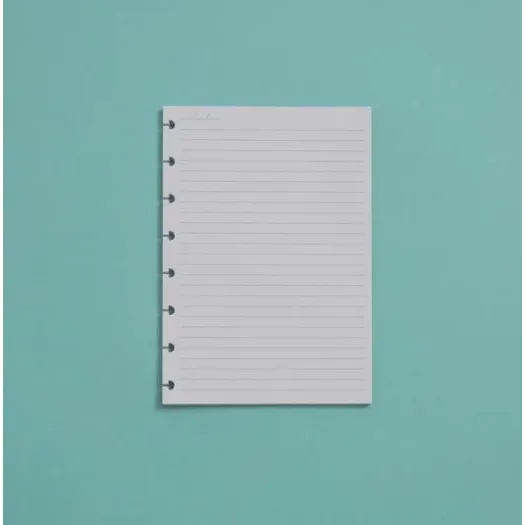 Refil Caderno Inteligente A5 Pautado 90g Compatível Pm Foto 1