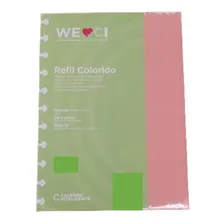 Refil Caderno Inteligente Grande Colorido 80gr 50fls Un Pm Foto mini  2