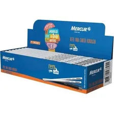 Refil Caneta Borracha Branca Escolar 6.6mm Mercur Caixa C/24 Foto mini  2