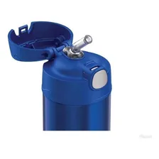 Refil Canudo Garrafa Thermos F401 Infantil Funtainer 355ml Cor Branco Liso Foto mini 3