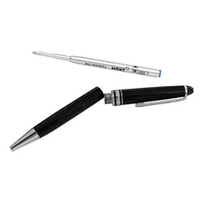 Refil Carga Ballpoint Ballpen Caneta Mont Blanc M Cor Azul Foto mini 4