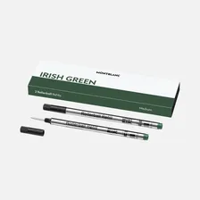 Refil Carga Caneta Montblanc Rollerball Verde M Cx C/2 Foto  mini 1