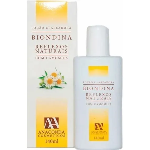 Refil Clareador Reflexos Naturais Biondina 140ml Anaconda Foto 1