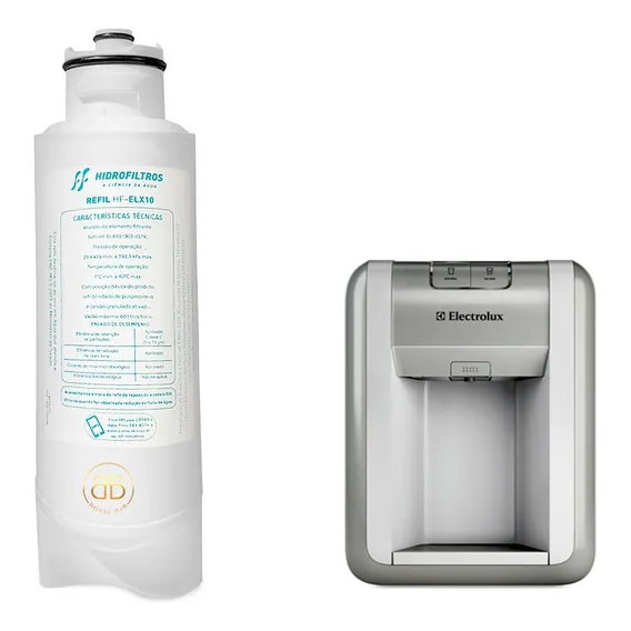 Refil Compatível Purificador Electrolux Pa10 Pa20 Pa25 Pa30 Cor Branco Foto 1