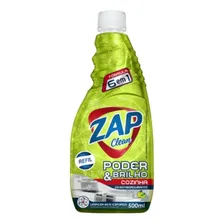Refil Desengordurante Zap Clean Limão 500ml Foto mini 1