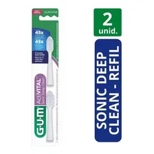 Refil Escova Dental Gum Sonic Deep Clean - 2 Unid Foto mini 4