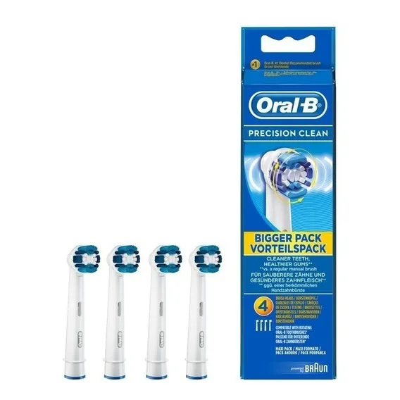 Refil Escova Elétrica Oral B Braun Com 4 Escovas - Original Foto 1