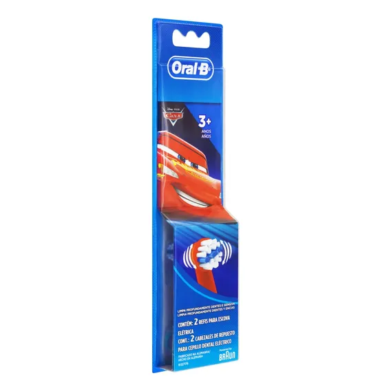 Refil Escova Elétrica Oral - B Carros - 2 Unidades Foto 1