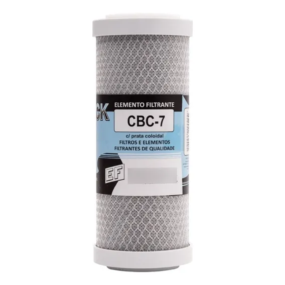 Refil Filtro Carvão Ativado Carbon Block Cbc-7 Foto 1
