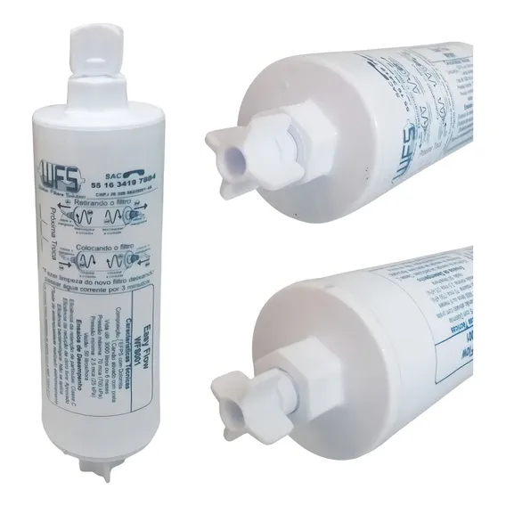 Refil Filtro Externo Compatível Refrigerador Geladeira Side Foto 1