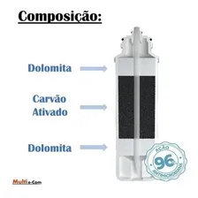 Refil Filtro Ibbl C+3 Bdf-300 Pfn-2000 Mega Flow Wfs006 Cor Branco Foto mini 2
