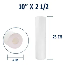 Refil Filtro Loren Acqua 9 3/4 Ponto De Entrada Lorenzetti Cor Branco Foto mini 4