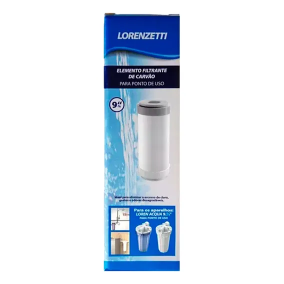 Refil Filtro Loren Acqua 9 3/4 Pou Carvao Ativado Lorenzetti Foto 1