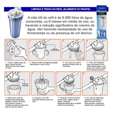 Refil Filtro Loren Acqua 9 3/4 Pou Carvao Ativado Lorenzetti Foto mini 2
