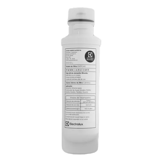 Refil Filtro P/ Purificador De Água Electrolux Pa20g, Pa40g Foto 1