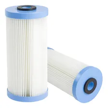 Refil Filtro Plissado Lavável Big Blue 10x4 1/2 25 Micra Branco Foto mini 2