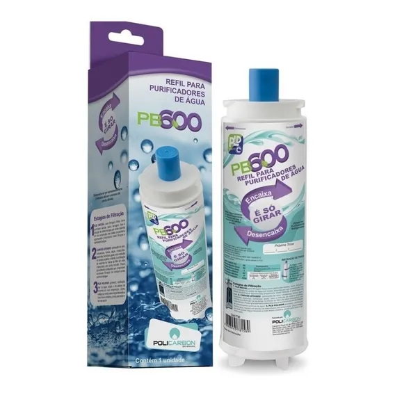 Refil Filtro Purificador Newmaq Modelo New Up Pb600 Foto 1