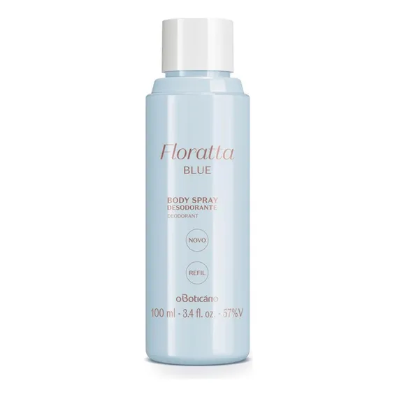 Refil Floratta Desodorante Body Spray Blue Fragrância Amadeirado Foto 1