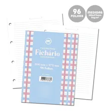 Refil Folhas De Fichário Universitário A4 Argolado 4 Furos Foto mini 4