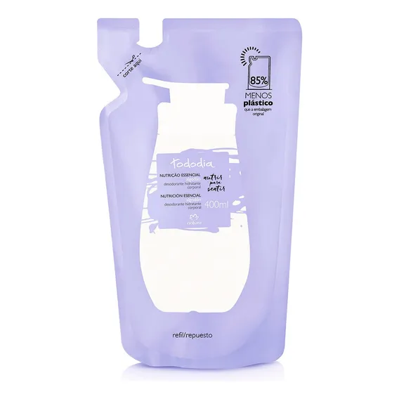 Refil Hidratante Corporal Natura Tododia Algodão 400ml Foto 1