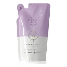Refil Hidratante Cuide-se Bem Rosa E Algodão 400ml Boticário Foto mini 1