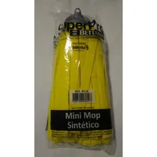 Refil Mini Mop Sintético Superpro Bettanin S/cabo Limpeza Amarelo Foto mini 4