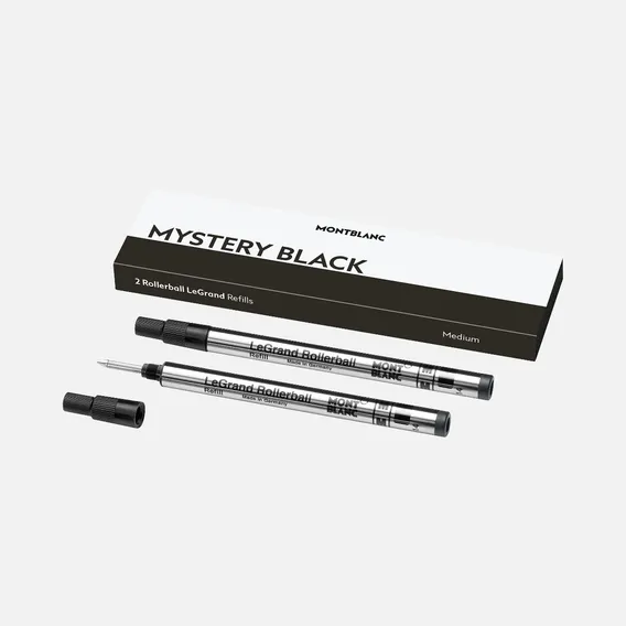 Refil Montblanc Rollerball Legrand Cor Preta M Caixa C/2 Foto 1