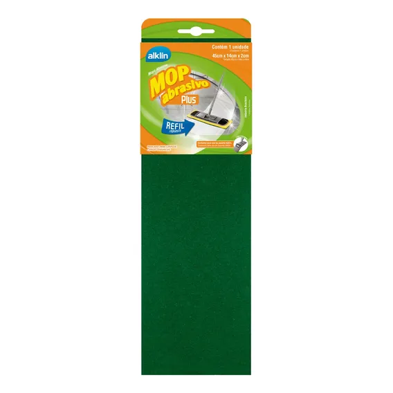 Refil Mop Abrasivo Limpeza Pesada Alklin Foto 1