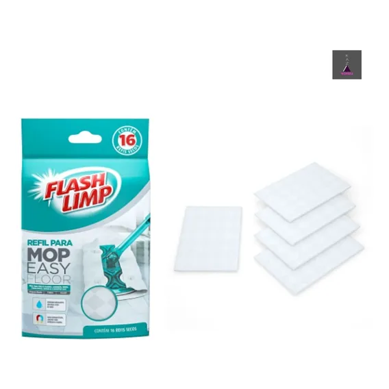 Refil Mop- Refil seco para Mop Easy Floor 16 Filtros Foto 1