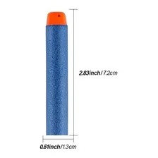 Refil Munição Dardos Bala Brinquedo Para Nerf 60 Unidades Foto mini 3
