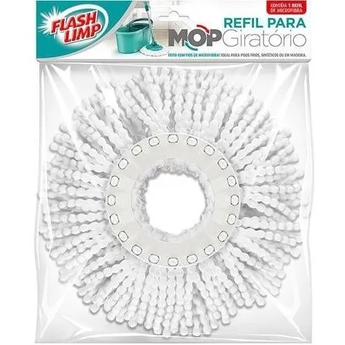 Refil Para Mop Limpeza Girat贸rio Rmop8210 Flash Limp Foto 1