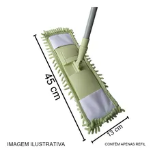 Refil Para Vassoura Mop Tira P贸 44 Cm Foto mini 4