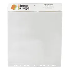 Refil Plástico Para Scrapook Álbum Grande 10 Unidades Cor Transparente Foto mini 1