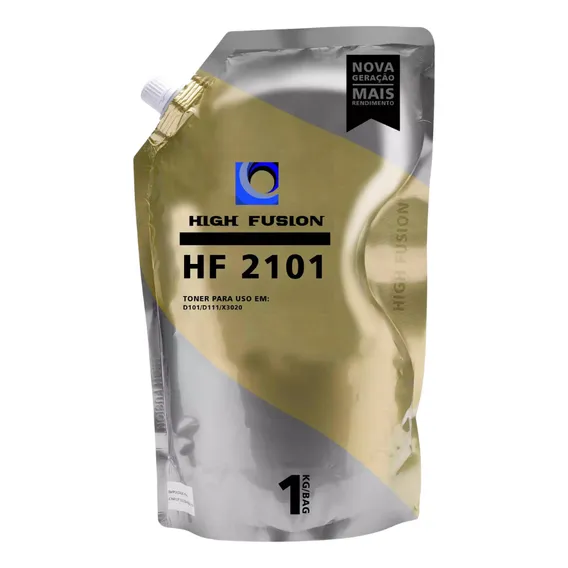 Refil Pó Toner High Fusion 2101 Para Xerox 3020 3025 1kg Foto 1