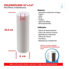 Refil Polipropileno Liso 10 Altura X 1 Micra - Hydronix Foto mini 4