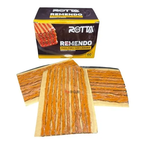 Refil Reparo Conserto Macarrao Pneu S Camara Moto 3,5mm Rota Foto 1