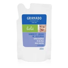 Refil Sabonete LĂquido de Glicerina Lavanda Granado BebĂȘ 250ml Foto mini 2