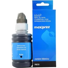 Refil Tinta Compatível Impressora Epson T664120 - Maxprint Tinta Preto Foto mini  2