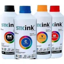Refil Tinta L200 L210 L355 L455 L555 100 L800 L1300 1 Litro Tinta K C M Y Foto  mini 1