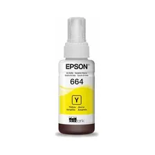 Refil Tinta Para Epson Ecotank T664 Cores 70ml Tinta Amarelo Foto mini  3
