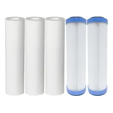 Refis Filtros 3 Polipropileno 2 Plissado Lavável - 5 Micras Cor Branco Foto  mini 1