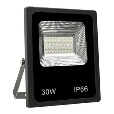 Refletor 30w Smd Série Slim Branco Frio Ip66 Foto  mini 1