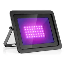 Refletor 50w Led Ultra Violeta Luz Negra Balada Festa Aaatop Carcaça Preto 127/220v Foto  mini 1