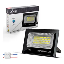 Refletor De Led Holofote 50w Prova Dágua Branco Frio Foto mini 1