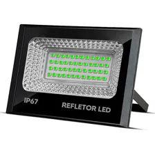 Refletor De Led Smd Holofote 20w Bivolt Luz Verde Ip66 Foto mini 1