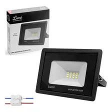 Refletor Holofote 20w Led Branco Frio Bivolt Slim Lumi Foto mini 1