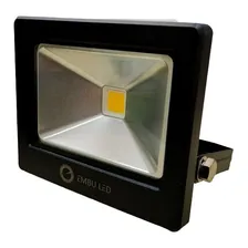 Refletor Led 10w Branco Frio Slim Cinza Ip65 Bivolt 10 Peças Cor da luz Branco-frio 110V/220V Foto  mini 1