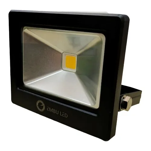 Refletor Led 10w Branco Frio Slim Cinza Ip65 Bivolt 10 Peças Cor da luz Branco-frio 110V/220V Foto 1